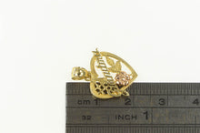 Load image into Gallery viewer, 14K #1 Number One Grandma Grandmother Charm/Pendant Yellow Gold
