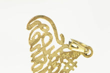 Load image into Gallery viewer, 14K Number One Godmother #1 The Best Charm/Pendant Yellow Gold