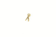 Load image into Gallery viewer, 14K Classic Diamond Solitaire Simple Small Pendant Yellow Gold