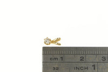 Load image into Gallery viewer, 14K Classic Diamond Solitaire Simple Small Pendant Yellow Gold