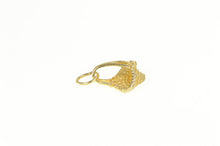 Load image into Gallery viewer, 14K 3D Woven Picnic Basket Charm/Pendant Yellow Gold
