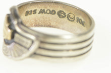 Load image into Gallery viewer, Sterling Silver Harley Davidson 100th Anniversary 10k Gold Ring