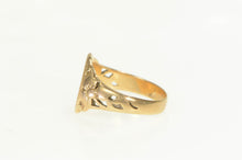 Load image into Gallery viewer, 14K 1910 Victorian IS Monogram Initial Engraved Ring Yellow Gold