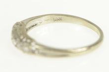 Load image into Gallery viewer, 14K Classic Diamond Simple Wedding Band Ring White Gold