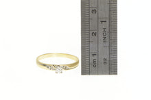 Load image into Gallery viewer, 14K Retro Classic Simple Diamond Engagement Ring Yellow Gold