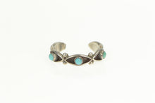 Load image into Gallery viewer, Sterling Silver Native American Turquoise Navajo Band Ring