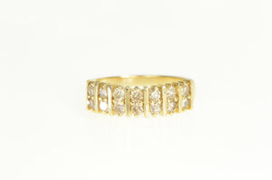 14K 1.00 Ctw Classic Diamond Wedding Band Ring Yellow Gold