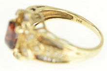 Load image into Gallery viewer, 14K 1.53 Ctw Emerald Garnet Diamond Statement Ring Yellow Gold