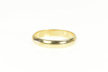 Load image into Gallery viewer, 14K 4.0mm Classic Rounded Simple Wedding Band Ring Yellow Gold