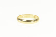 Load image into Gallery viewer, 14K 4.0mm Classic Rounded Simple Wedding Band Ring Yellow Gold