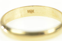 Load image into Gallery viewer, 14K 4.0mm Classic Rounded Simple Wedding Band Ring Yellow Gold
