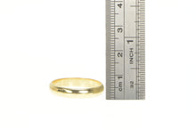 Load image into Gallery viewer, 14K 4.0mm Classic Rounded Simple Wedding Band Ring Yellow Gold