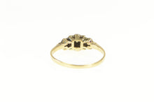 Load image into Gallery viewer, 14K Art Deco Diamond Solitaire Ornate Promise Ring Yellow Gold