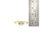 Load image into Gallery viewer, 14K Grey &amp; White Pearl Inset Statement Ring Yellow Gold