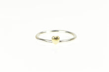 Load image into Gallery viewer, Sterling Silver Pandora 14K Heart Puzzle Band Stackable Ring