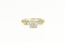 Load image into Gallery viewer, 14K Three Stone Diamond Promise Engagement Ring Yellow Gold