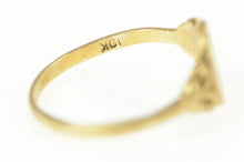 Load image into Gallery viewer, 10K Retro JF Monogram Initial Name Baby Child&#39;s Ring Yellow Gold