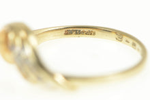 Load image into Gallery viewer, 10K Diamond Curved Contour Wedding Band Ring Yellow Gold