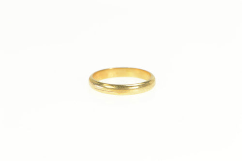 10K 2.0mm Child's Simple Rounded Baby Band Ring Yellow Gold