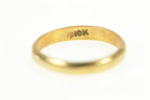 10K 2.0mm Child's Simple Rounded Baby Band Ring Yellow Gold