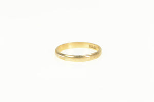 10K 1.9mm Baby Band Childs Simple Retro Ring Yellow Gold