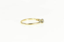 Load image into Gallery viewer, 14K 1940&#39;s Diamond Three Stone Promise Ring Yellow Gold