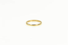Load image into Gallery viewer, 10K Simple Rounded Child&#39;s Retro Baby 1.1mm Ring Yellow Gold