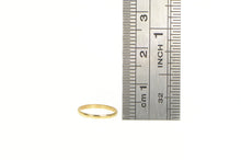 Load image into Gallery viewer, 10K Simple Rounded Child&#39;s Retro Baby 1.1mm Ring Yellow Gold