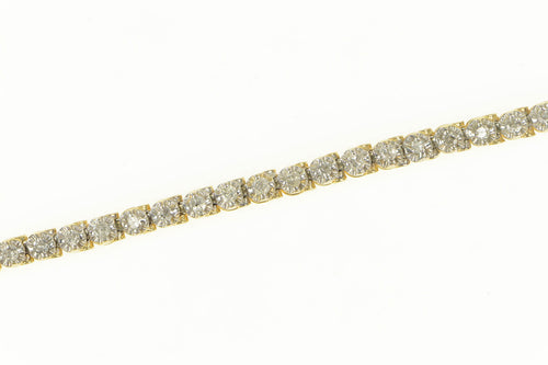14K 0.81 Ctw Diamond Classic Statement Tennis Bracelet 6.5