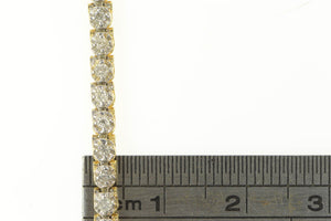 14K 0.81 Ctw Diamond Classic Statement Tennis Bracelet 6.5" Yellow Gold
