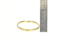 Load image into Gallery viewer, Gold Filled Art Deco 4.75mm Heart Pattern Child&#39;s Bangle Bracelet 5.75&quot;