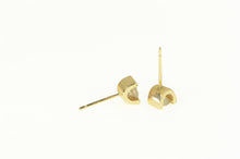 Load image into Gallery viewer, 14K 0.34 Ctw Diamond Solitaire Squared Stud Earrings Yellow Gold