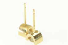 Load image into Gallery viewer, 14K 0.34 Ctw Diamond Solitaire Squared Stud Earrings Yellow Gold
