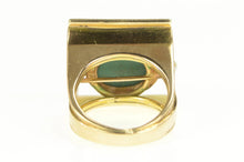 Load image into Gallery viewer, 18K 1940&#39;s Turquoise Pearl Geometric Squared Ring Yellow Gold