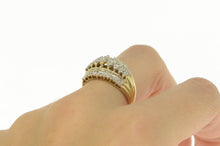 Load image into Gallery viewer, 10K 0.75 Ctw Diamond Marquise Cluster Band Ring Yellow Gold