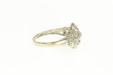Load image into Gallery viewer, 10K 0.20 Ctw Pave Diamond Encrusted Engagement Ring White Gold