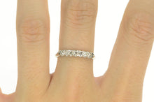 Load image into Gallery viewer, 14K 0.21 Ctw Classic Diamond Wedding Band Ring White Gold