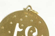 Load image into Gallery viewer, 14K 0.31 Ctw Diamond 21st Birthday 1960&#39;s Round Charm/Pendant Yellow Gold