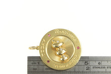 Load image into Gallery viewer, 14K Tomorrow Today Forever Heart Diamond 1960&#39;s Charm/Pendant Yellow Gold