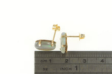 Load image into Gallery viewer, 14K Oval Opal Classic Statement Stud Earrings Yellow Gold