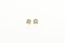 Load image into Gallery viewer, 14K 0.25 Ctw Diamond Classic Solitaire Stud Earrings Yellow Gold