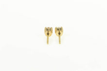 Load image into Gallery viewer, 14K 0.25 Ctw Diamond Classic Solitaire Stud Earrings Yellow Gold