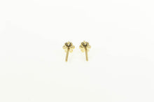 Load image into Gallery viewer, 14K Retro Classic Cubic Zirconia Solitaire Stud Earrings Yellow Gold