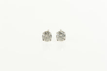 Load image into Gallery viewer, 10K 0.40 Ctw Classic Diamond Solitaire Stud Earrings White Gold