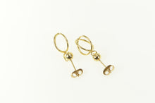 Load image into Gallery viewer, 14K Ball Cage Geometric Retro Dangle Vintage Earrings Yellow Gold