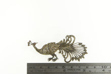 Load image into Gallery viewer, Sterling Silver Vintage Marcasite Encrusted Peacock Statement Pin/Brooch