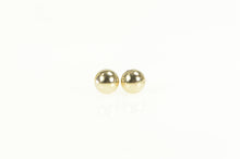 Load image into Gallery viewer, 14K Classic Round Ball Simple Stud Earrings Yellow Gold
