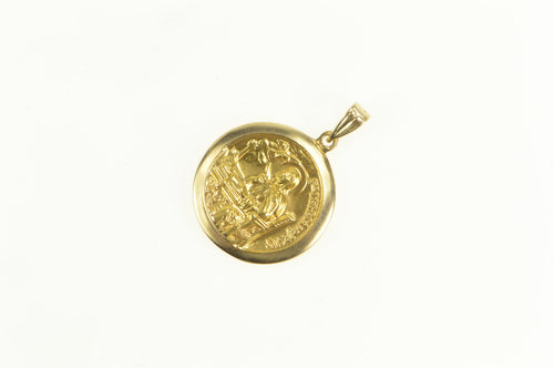 14K Saint Mother Teresa Christian Catholic Charm/Pendant Yellow Gold