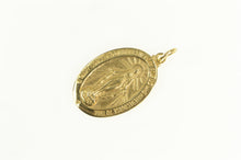 Load image into Gallery viewer, 14K Virgin Mother Mary Christian Mother of Jesus Charm/Pendant Yellow Gold