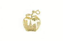 Load image into Gallery viewer, 14K Big Apple New York City Travel Souvenir Charm/Pendant Yellow Gold